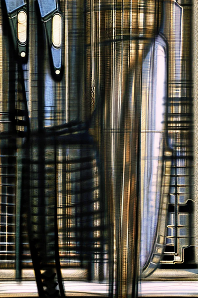 The image is a detailed view of H.R. Giger's \" Landscape XVI \" plate, featuring a complex network of bones and organs in a purple-brown hue ,swirling gray and brown colors. The artwork is silver and purplish brown, with an ivory bones prominently displayed. The image is highly detailed and intricate, almost like a 3d version of a medical sketch The piece is a tableau, most likely created with a India ink pen or pencil on paper, determined by the thin lines, shading techniques, and the texture of the paper, which is visible around the edges. used is pen, given the shading and variations in line weight visible in the image. One have used a variety of pencils with different degrees of hardness to achieve the shading effects 
