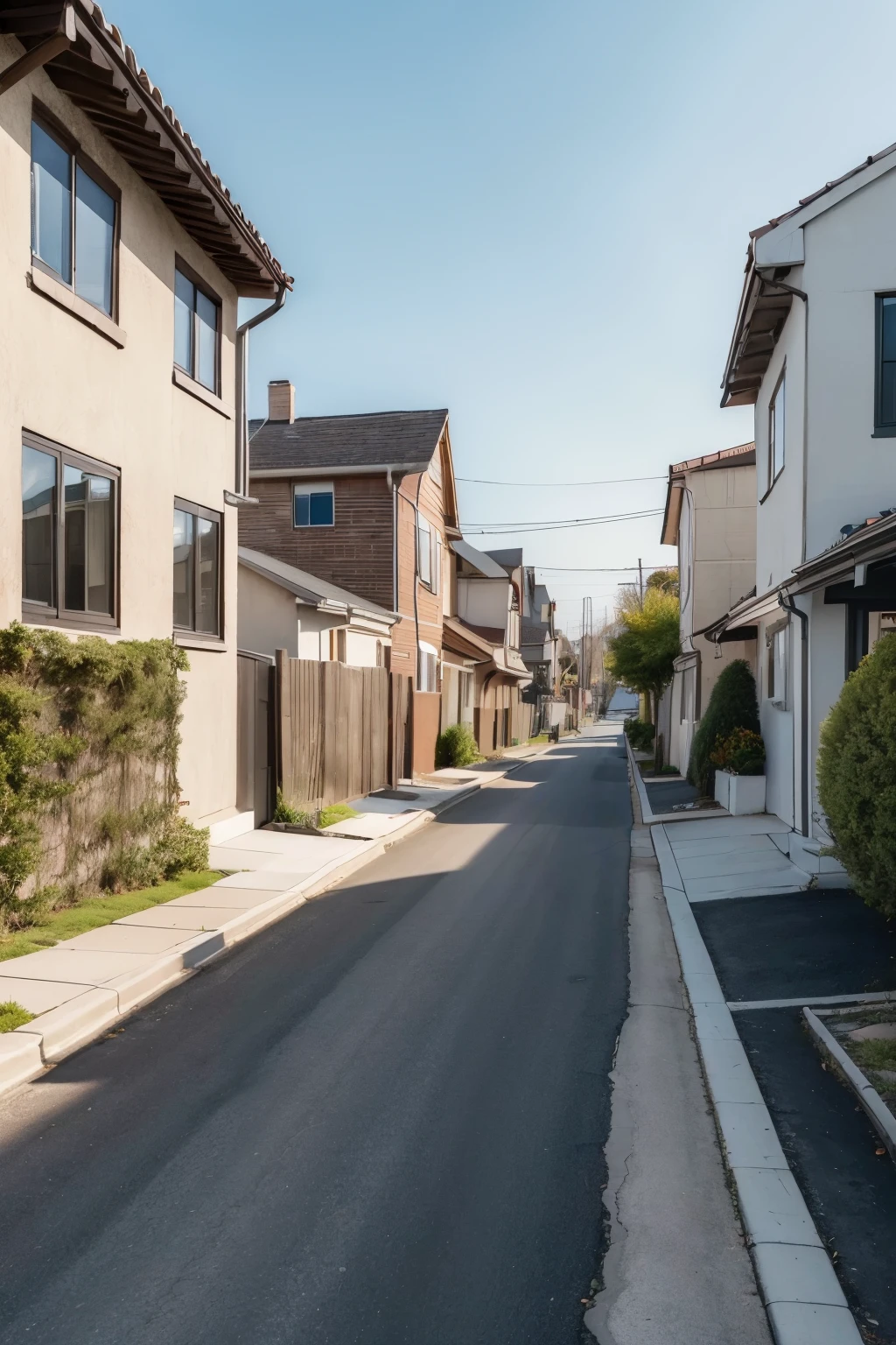 ((best qualityer)), ((drawning), (detailded), a sidewalk with houses next to it