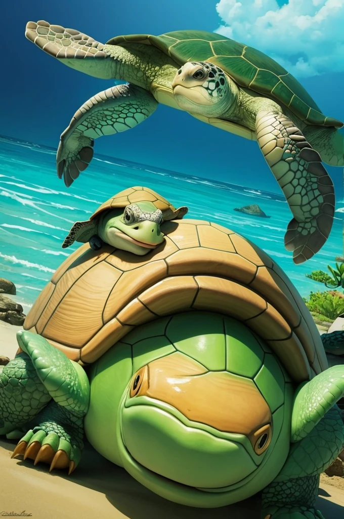 Turtle cartoon