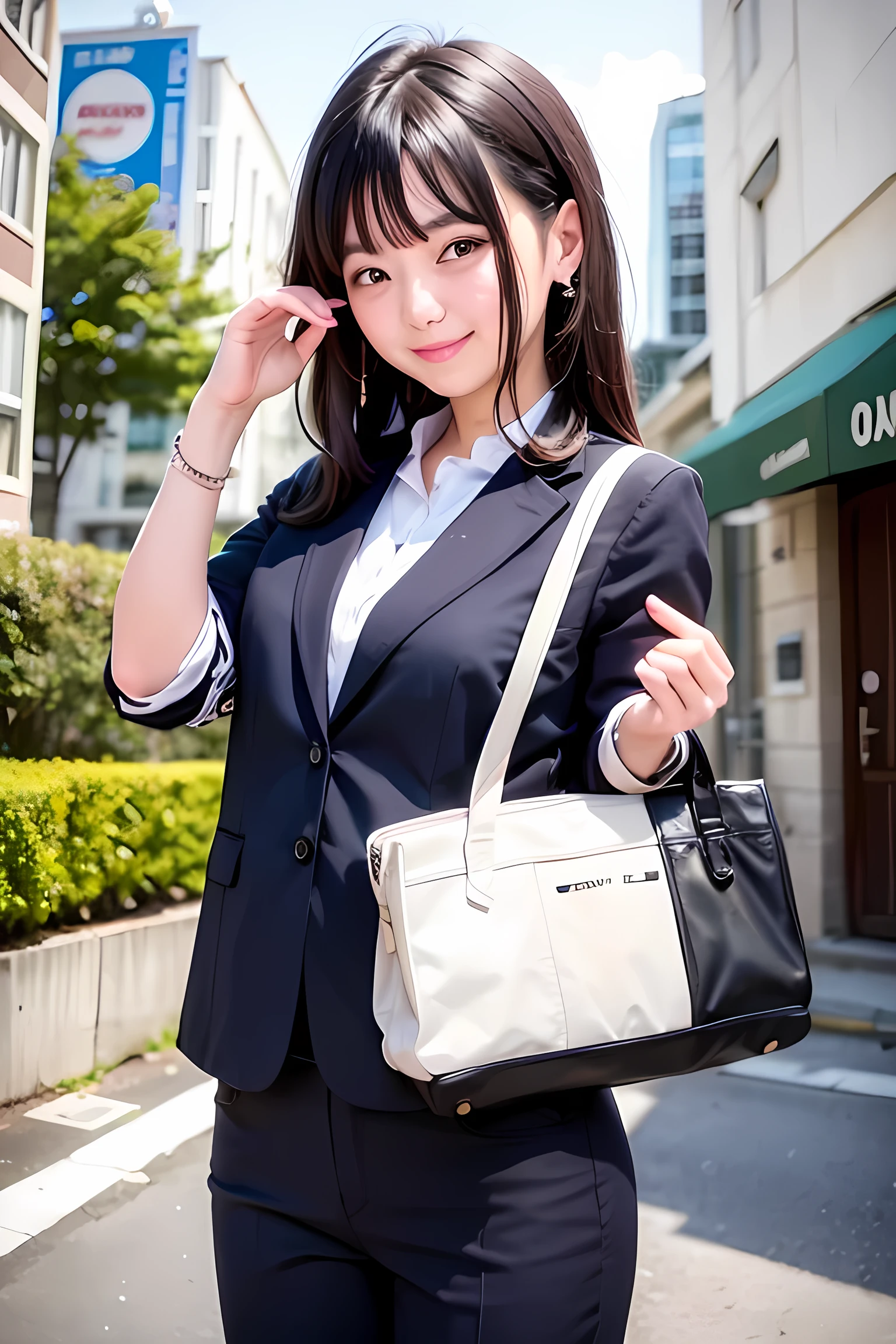 OL、lunch、smile、Casual Suits