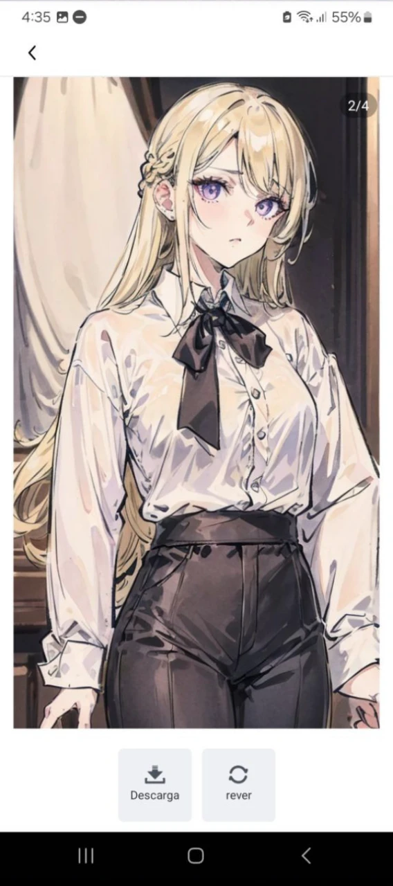 Create a light blonde, with violet eyes, pale skin, slender figure, he wears a black suit