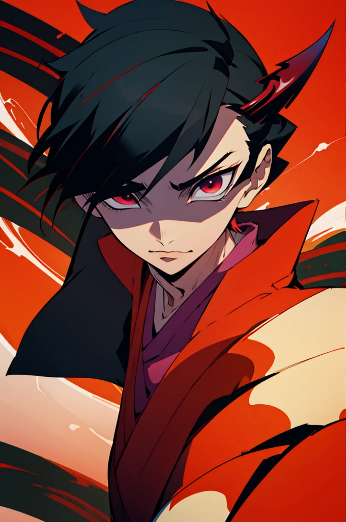 Teen, male, Japanese Background, Demon, Demon Skin