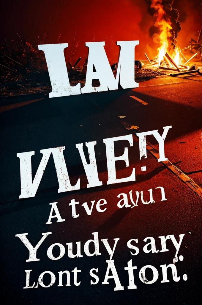 A very loud and scary letter V