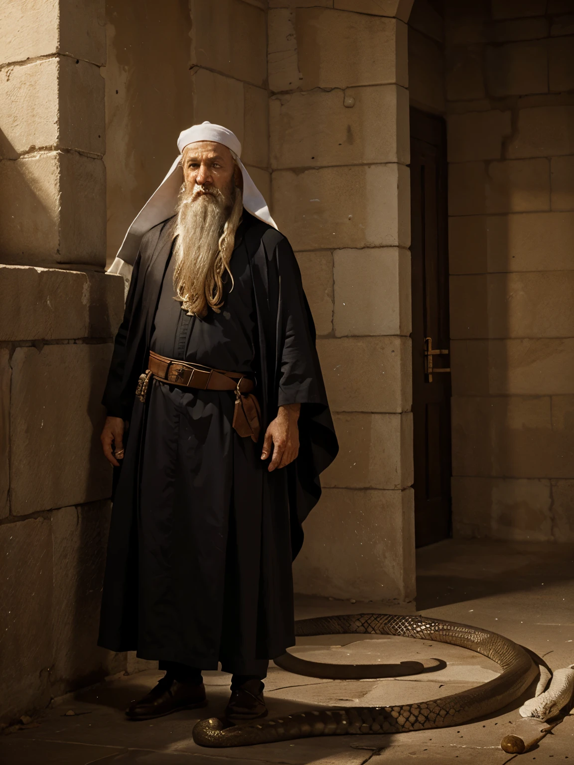 Prophet Moses and the snake