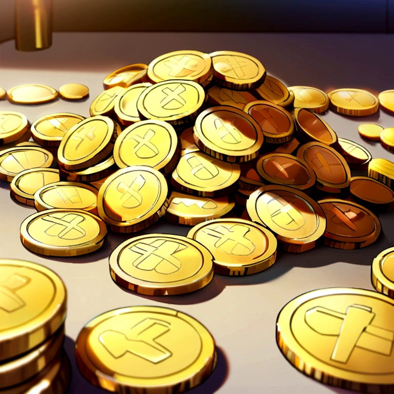 Gold coins 1Sheet