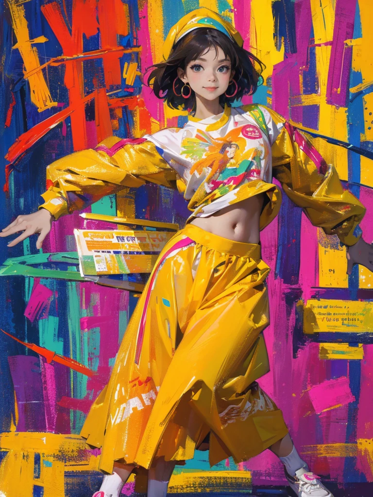 (masterpiece:1.2, best quality), (flyer), (colorful flyer with lots of text), brilliant colorful paintings, zumba dance style, fully dressedm tmasterpiece,Best picture quality,dancing group of people, multiple people,Homely, flyer, (highly detailed:1.2)