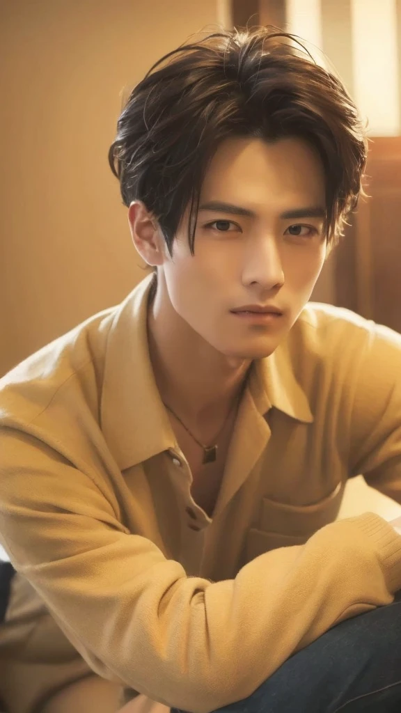 Please face forward.、Western-style handsome man、A refreshing handsome man