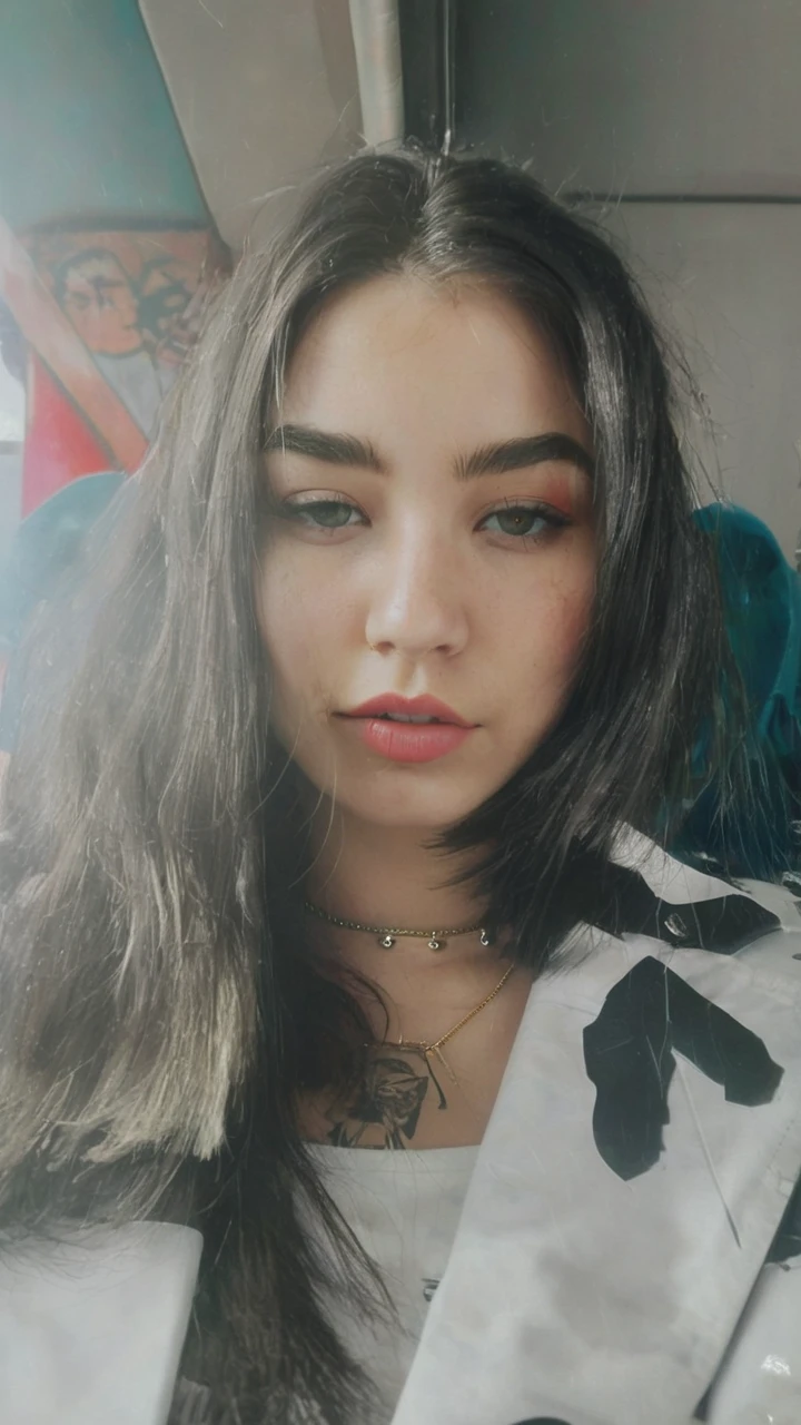 ((((close-up profile alone:1.5)))), (((adult body))), (((1 girl alone:1.6))), Ultra-realistic CG K ,((premium、8k、32k、Masterpiece)), (superfine illustration)、hyper detailed and beautiful eyes:1.4, (super high resolution), ((( short hair bob ))), 25 year old cyberpunk gladiator with perfect body, Shoulder pads with metal spikes., Gladiadores in Brooklyn, (( short hair bob )), Torn rugby team t-shirt, wild urban style by Simon Bisley, short blonde hair, Metallic protection on the left arm with complex graphics....., Dark red with white stars and blue and white stripes., armor, Full of spikes and rivets., poison tattoo (((Image from the knee up))), short white blonde hair, In the background、 There is a wall with an intricate design painted by Shepard Fairey.....