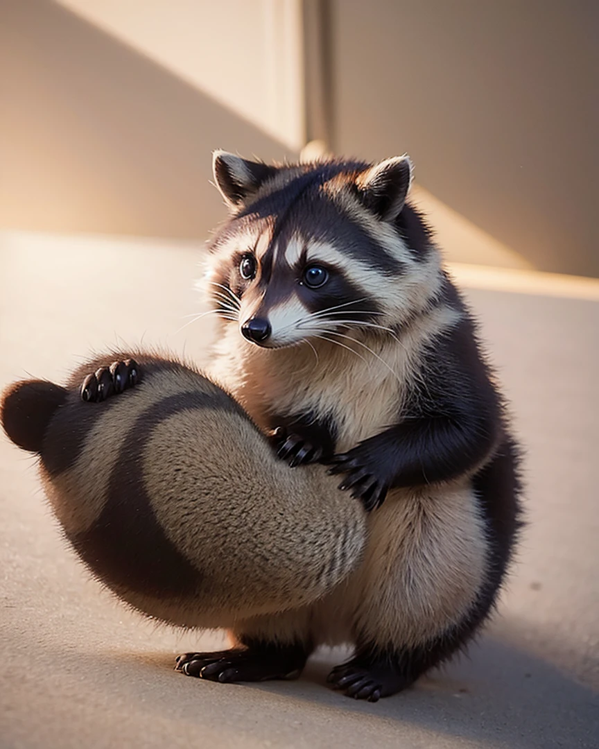 raccoon drawing