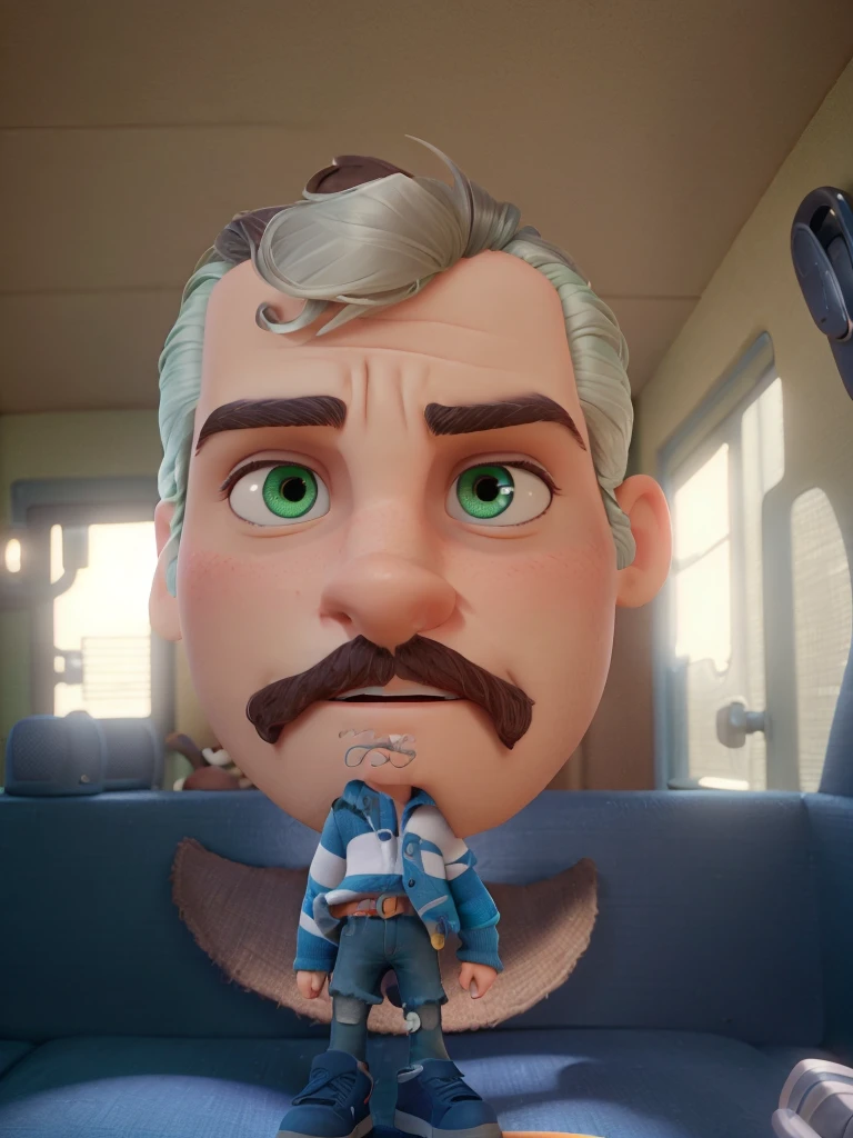 PROMPT MASCULINO:

Boy character from the film amusingly, disney pixar style,3d,with short wavy black hair, blue all star sneakers, green eyes, Red cap, jeans, face with angry expression, Light green skin, white background 8k quality
