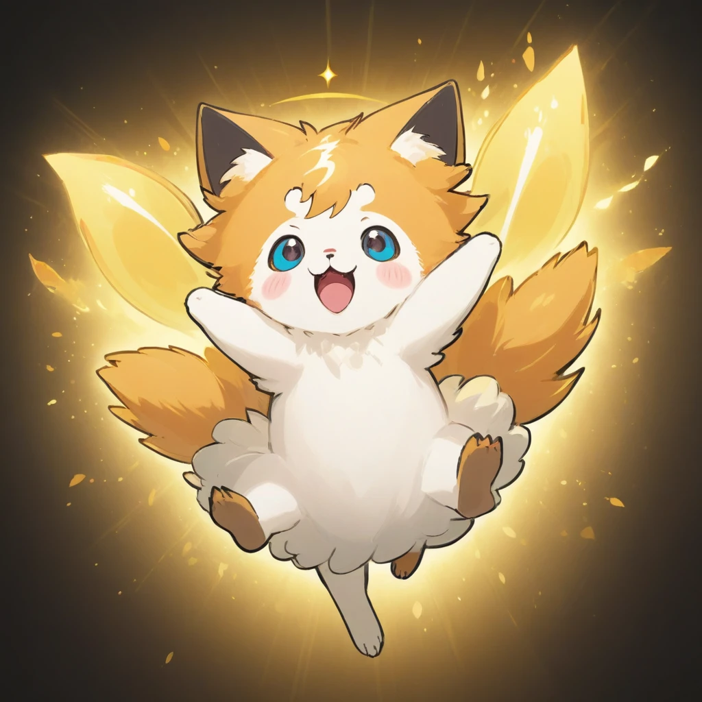 kirara (best quality), ((masterpiece)), (highres), (an extremely delicate and beautiful), Excited emote