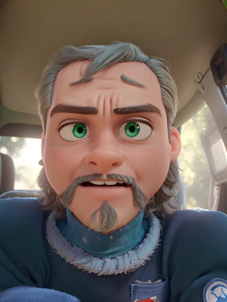 Boy character from the film amusingly, disney pixar style,3d,with short wavy black hair, blue all star sneakers, green eyes, Red cap, jeans, face with angry expression, Light green skin, white background 8k quality