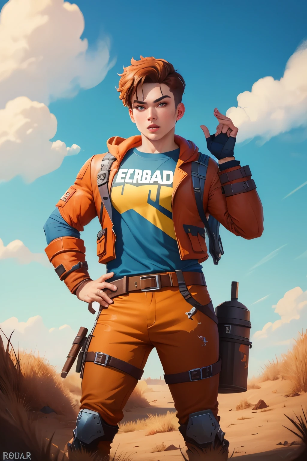 Roblox youtuber logo as rust lord from fortnite