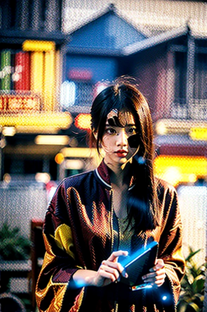best quality,masterpiece,1girl of a Imaginative Macanese Female Page,Crude hair,background is Unique The Tablets of Stone,at Sunrise,Cel shaded,anaglyph effect,ultra high res,Extremely Detailed Official Unity 8K Wallpapers,ultra high res,ultra high quality,