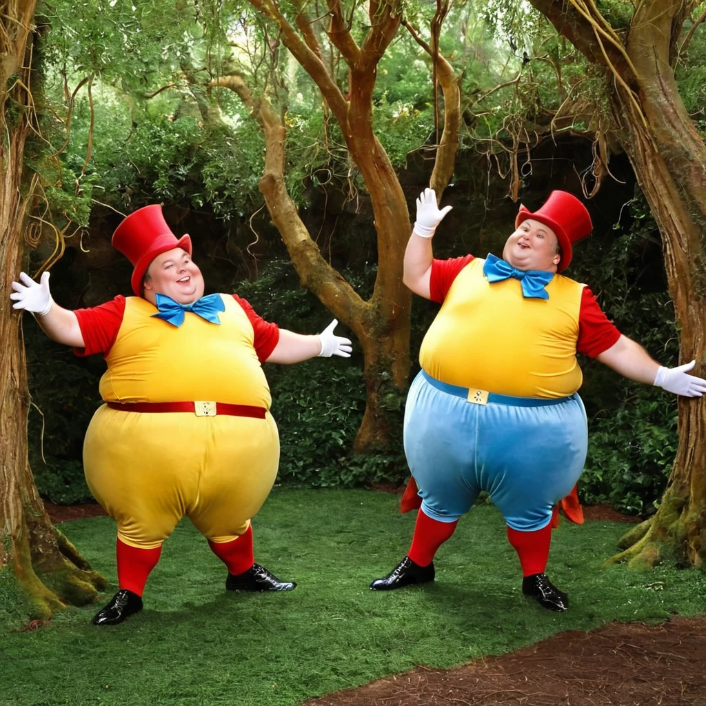 Tweedle Dee and Tweedle Dum were not in the original "Alice's Adventures in Wonderland" by Lewis Carroll. They were introduced in the sequel, "Through the Looking-Glass, and What Alice Found There," which was published in 1871. In this sequel, Alice encounters these iconic characters in the whimsical and nonsensical world beyond the looking-glass, and they play a significant role in one of the chapters known as "Tweedledum and Tweedledee.