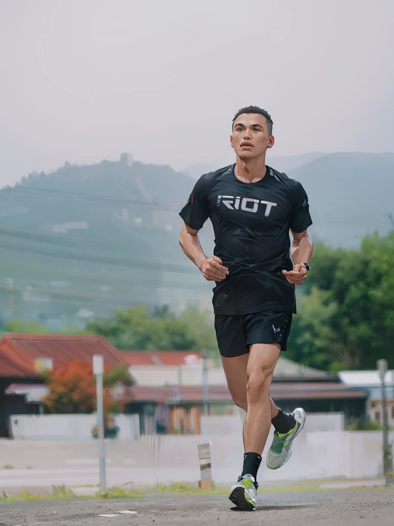 (Best quality,A high resolution,Ultra-detailed,Realistic:1.2),2023 runner,（promotional poster）。