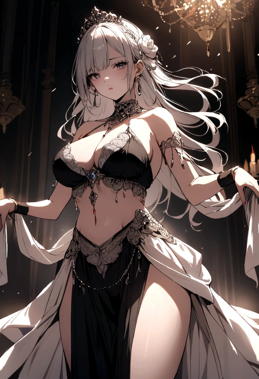 Make a busty dancer