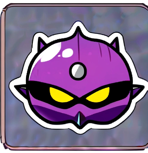 /Imagine Prompt: Grape fairy for cute background stickeruscat, Bold outline style, Jagged Edges, Trash Core, LightShell
