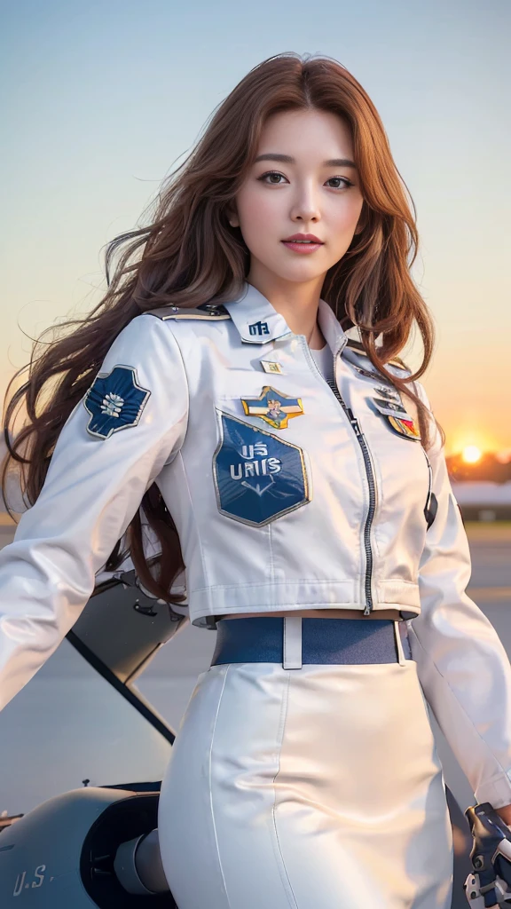 (Highest quality, 8K, 32k, masterpiece, 超High resolution:1.2), (Realistic:1.5), (masterpiece, Highly detailed CG Unity 8k wallpaper, Highest quality, High resolution:1.2), (Super detailed, 超High resolution:1.2), Photo of extremely cute and beautiful Japanese woman, (Long wavy chestnut hair:1.2), Adult, (Detailed beautiful girl:1.4), Highest quality, woman, Adult, (Detailed US Air Force pilot uniform:1.5), (White pilot captain jacket:1.3), (White high waist pencil skirt:1.3), Detailed clothing, (Beautiful sunset、US Air Force Base runway scenery background:1.3), Laugh shyly:1, A light smile, View your viewers, Facing the audience, ((Perfect woman&#39;s body)), (Tight waist:1.2), (Upper body image:1.3), thin, Abdominal muscles, (Large breasts:1.25), ((Encircling the head)), wind, Dynamic pose, Cinematic Light, Backlight, Perfect Anatomy, Perfect Proportions, Detailed human body, bokeh, Depth of written boundary,Show off your breasts，,Show off your breasts，,Show off your breasts，,Show off your breasts，,Show off your breasts，,Show off your breasts，,Show off your breasts，,Show off your breasts，,Show off your breasts，,Show off your breasts，,Show off your breasts，,Show off your breasts，,Show off your breasts，,Show off your breasts，,Show off your breasts，,Show off your breasts，,Show off your breasts，,Show off your breasts，,Show off your breasts，,Show off your breasts，,Show off your breasts，,Show off your breasts，,Show off your breasts，,Show off your breasts，,Show off your breasts，,Show off your breasts，,Show off your breasts，,Show off your breasts，,Show off your breasts，,Show off your breasts，,Show off your breasts，,Show off your breasts，,Show off your breasts，,Show off your breasts，,Show off your breasts，,Show off your breasts，,Show off your breasts，,Show off your breasts，,Show off your breasts，,Show off your breasts，,Show off your breasts，,Show off your breasts，,Show off your breasts，,Show off your breasts，,Show off your breasts，,Show off your breasts，,Show off your breasts，,Show off your breasts，,Show 