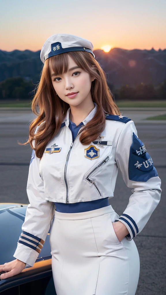 (Highest quality, 8K, 32k, masterpiece, 超High resolution:1.2), (Realistic:1.5), (masterpiece, Highly detailed CG Unity 8k wallpaper, Highest quality, High resolution:1.2), (Super detailed, 超High resolution:1.2), Photo of extremely cute and beautiful Japanese woman, (Long wavy chestnut hair:1.2), Adult, (Detailed beautiful girl:1.4), Highest quality, woman, Adult, (Detailed US Air Force pilot uniform:1.5), (White pilot captain jacket:1.3), (White high waist pencil skirt:1.3), Detailed clothing, (Beautiful sunset、US Air Force Base runway scenery background:1.3), Laugh shyly:1, A light smile, View your viewers, Facing the audience, ((Perfect woman's body)), (Tight waist:1.2), (Upper body image:1.3), thin, Abdominal muscles, (Large breasts:1.25), ((Encircling the head)), wind, Dynamic pose, Cinematic Light, Backlight, Perfect Anatomy, Perfect Proportions, Detailed human body, bokeh, Depth of written boundary,Show off your breasts,,Show off your breasts,,Show off your breasts,,Show off your breasts,,Show off your breasts,,Show off your breasts,,Show off your breasts,,Show off your breasts,,Show off your breasts,,Show off your breasts,,Show off your breasts,,Show off your breasts,,Show off your breasts,,Show off your breasts,,Show off your breasts,,Show off your breasts,,Show off your breasts,,Show off your breasts,,Show off your breasts,,Show off your breasts,,Show off your breasts,,Show off your breasts,,Show off your breasts,,Show off your breasts,,Show off your breasts,,Show off your breasts,,Show off your breasts,,Show off your breasts,,Show off your breasts,,Show off your breasts,,Show off your breasts,,Show off your breasts,,Show off your breasts,,Show off your breasts,,Show off your breasts,,Show off your breasts,,Show off your breasts,,Show off your breasts,,Show off your breasts,,Show off your breasts,,Show off your breasts,,Show off your breasts,,Show off your breasts,,Show off your breasts,,Show off your breasts,,Show off your breasts,,Show off your breasts,,Show off your breasts,,Show