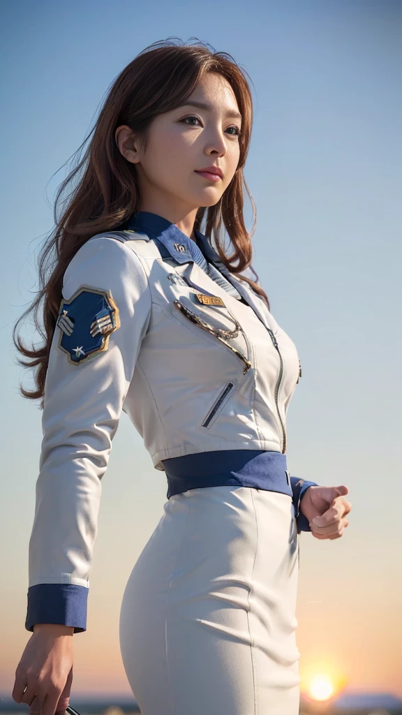 (Highest quality, 8K, 32k, masterpiece, 超High resolution:1.2), (Realistic:1.5), (masterpiece, Highly detailed CG Unity 8k wallpaper, Highest quality, High resolution:1.2), (Super detailed, 超High resolution:1.2), Photo of extremely cute and beautiful Japanese woman, (Long wavy chestnut hair:1.2), Adult, (Detailed beautiful girl:1.4), Highest quality, woman, Adult, (Detailed US Air Force pilot uniform:1.5), (White pilot captain jacket:1.3), (White high waist pencil skirt:1.3), Detailed clothing, (Beautiful sunset、US Air Force Base runway scenery background:1.3), Laugh shyly:1, A light smile, View your viewers, Facing the audience, ((Perfect woman's body)), (Tight waist:1.2), (Upper body image:1.3), thin, Abdominal muscles, (?????????????:1.25), ((Encircling the head)), wind, Dynamic pose, Cinematic Light, Backlight, Perfect ???????, Perfect Proportions, Detailed human body, bokeh, Depth of written boundary,Show off your ???????，,Show off your ???????，,Show off your ???????，,Show off your ???????，,Show off your ???????，,Show off your ???????，,Show off your ???????，,Show off your ???????，,Show off your ???????，,Show off your ???????，,Show off your ???????，,Show off your ???????，,Show off your ???????，,Show off your ???????，,Show off your ???????，,Show off your ???????，,Show off your ???????，,Show off your ???????，,Show off your ???????，,Show off your ???????，,Show off your ???????，,Show off your ???????，,Show off your ???????，,Show off your ???????，,Show off your ???????，,Show off your ???????，,Show off your ???????，,Show off your ???????，,Show off your ???????，,Show off your ???????，,Show off your ???????，,Show off your ???????，,Show off your ???????，,Show off your ???????，,Show off your ???????，,Show off your ???????，,Show off your ???????，,Show off your ???????，,Show off your ???????，,Show off your ???????，,Show off your ???????，,Show off your ???????，,Show off your ???????，,Show off your ???????，,Show off your ???????，,Show off your ???????，,Show off your ???????，,Show off your ???????，,Show 