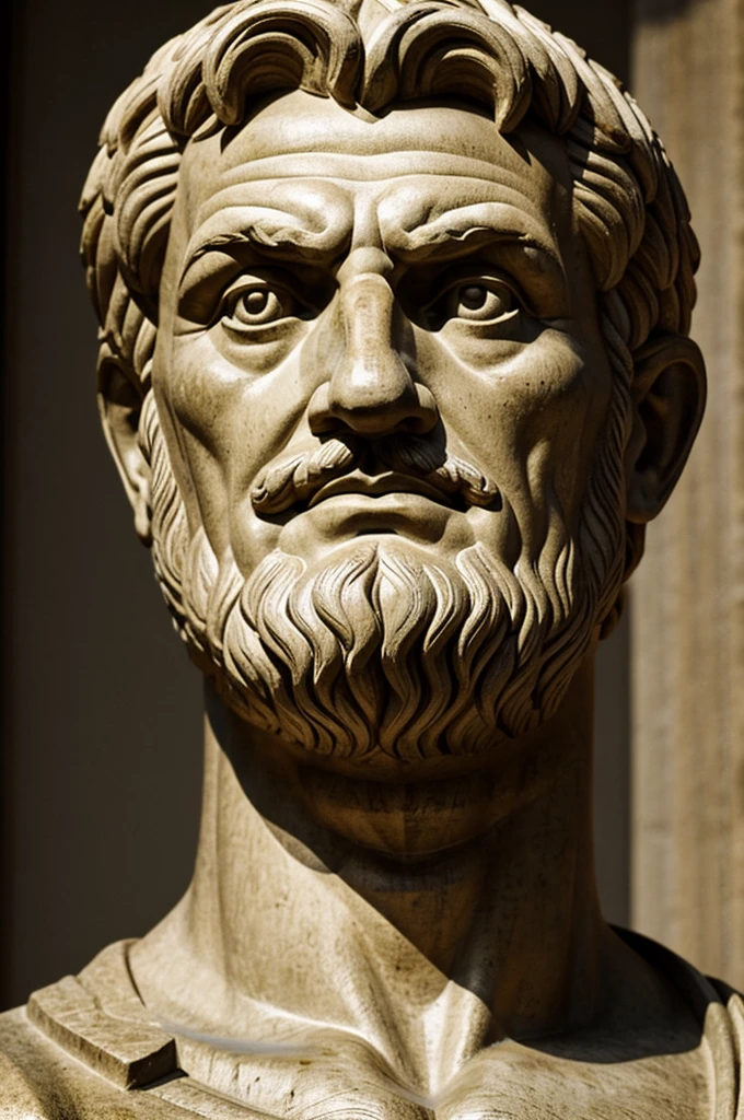 GENERATE ME A HIGH DEFINITION IMAGE OF THE STOIC PHILOSOPHER SENECA .