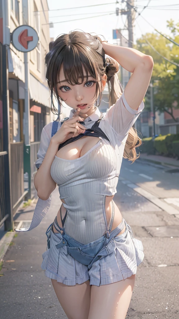 (random cute clothes),(random pose),(Thin type:1.8),(big breasts),(random hairstyle),(Highest image quality,(8k),ultra-realistic,best quality, high quality, high definition, high quality texture,high detail,beautiful detailed,fine detailed,extremely detailed cg,detailed texture,a realistic representation of the face,masterpiece,Sense of presence)