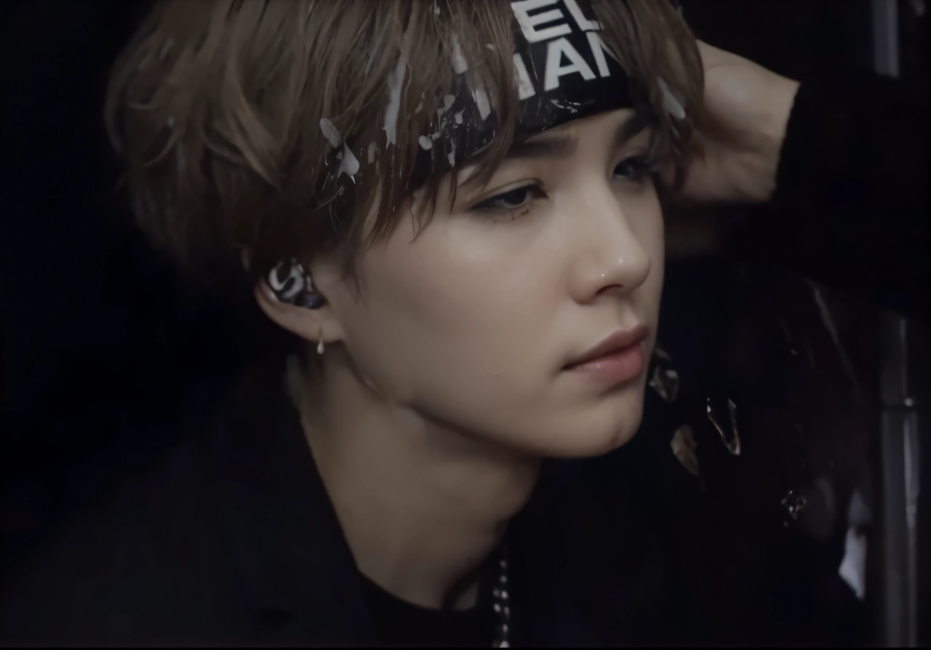 splattered nose,