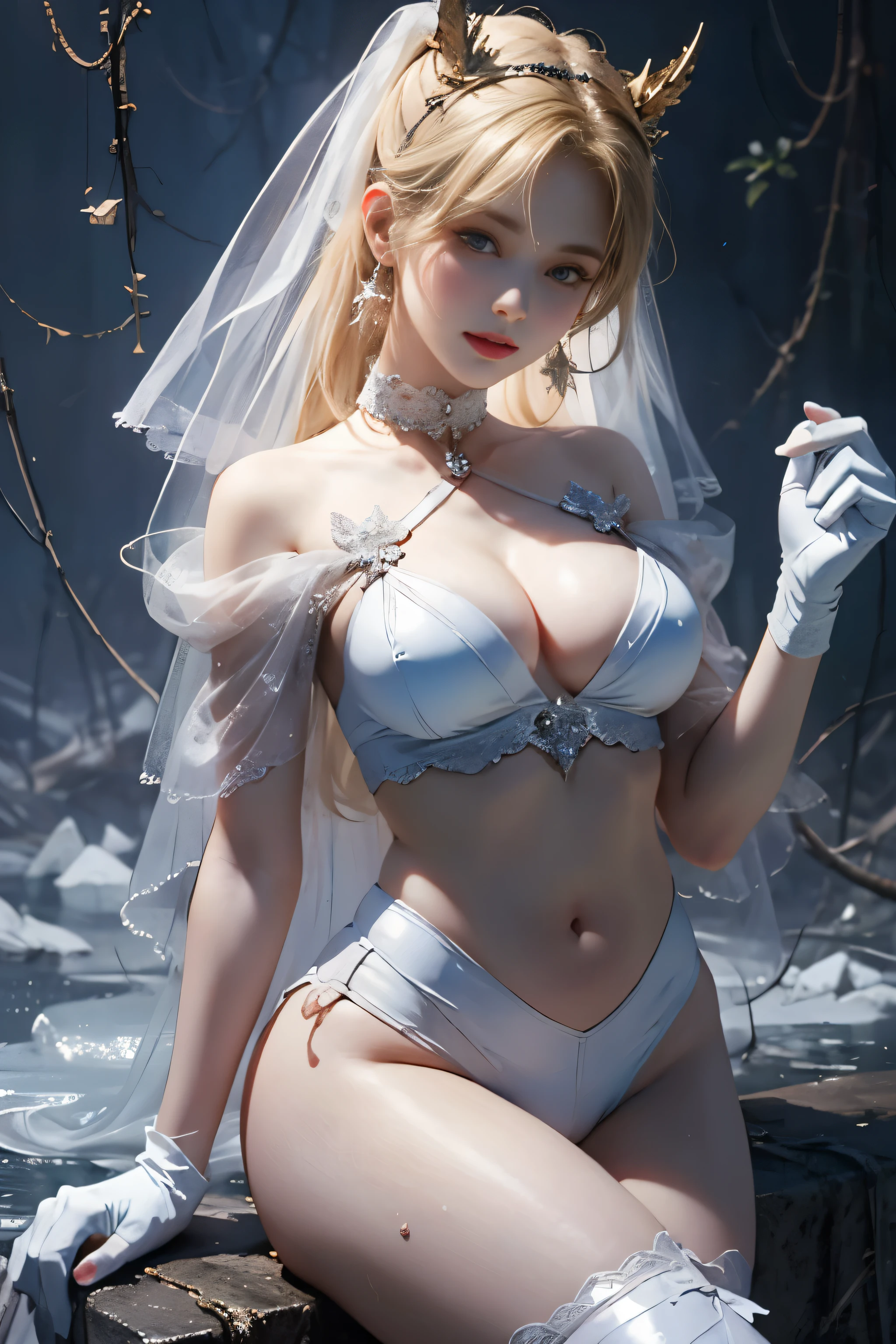 (8k extremely detaileded CG unit wallpaper),(Highest quality),(Best illustrations),(Best Shadow), (detailed: 1.4), 。.。.。.。.。.。.。.3d, んdebtdebt(High Dynamic Range), Light Tracing, NVIDIA, Super Resolution, Scattered beneath the surface, PBR Textures, Post-processing, Anisotropy debtiltering, Depth of written boundary, Maximum sharpness and acutance, Multilayer Texture, Albedo and Specular Maps, Surface Shading, Accurate simulation of light-matter interactions, Perfect balance, Octane Rendering, Two-tone lighting, wide aperture , Low ISO,White balance,Rule of Thirds,8K RAW,intricate-detailed, Delicate pattern, Deep Shadow, masterpiece, real, Roughness, Surreal, Photographed with Canon EOS R5, 50mm lens, debt/2.8, Sharp debtocus, Smoothing, Roughness, Real Life, Photorealistic, Cinematography, 8K Ultra HD,In the flower field,Blue debtlower Girl,1 Girl,solo,Europe,Beautiful Bride,Light Smile,Highly detaileded blonde hair,Mature Woman,Sky Blue Gossamer Veil,Sky blue light cloak,Sky blue gossamer coat,Sky blue thin skirt,Sky blue lace underwear,Sky Blue Lace,Sky Blue Gossamer Gloves,choker,Earrings,gem,Small items,Headdress,Hand decoration,Leg decoration,High heels,Huge breasts,Large Breasts,Big Breasts,Burst chest,Big Breasts,Ample breasts,Expose your breasts,Exposed breasts,Tight waist,Naked butt,Big butt,Bare Belly,Belly button,Wet,Wet body,Sweaty body,Shiny skin,