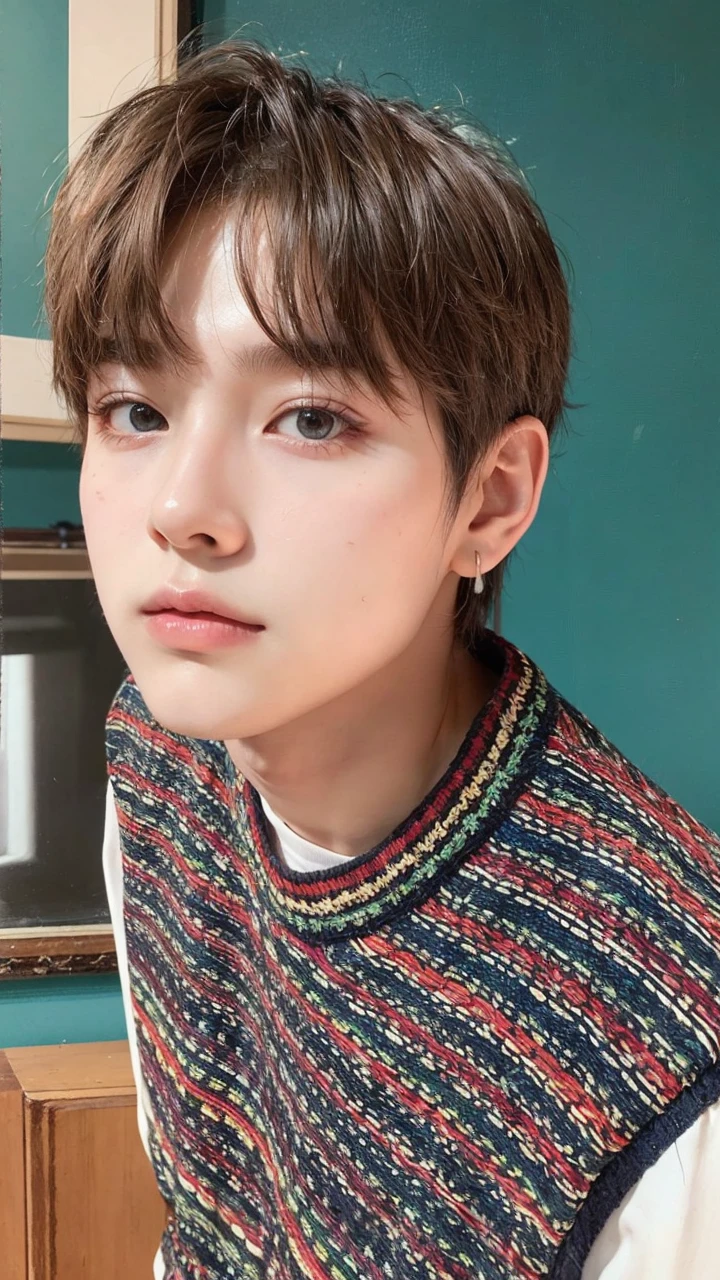 8k, Masterpiece, high quality, Young guy, androgynous prince, ulzzang.