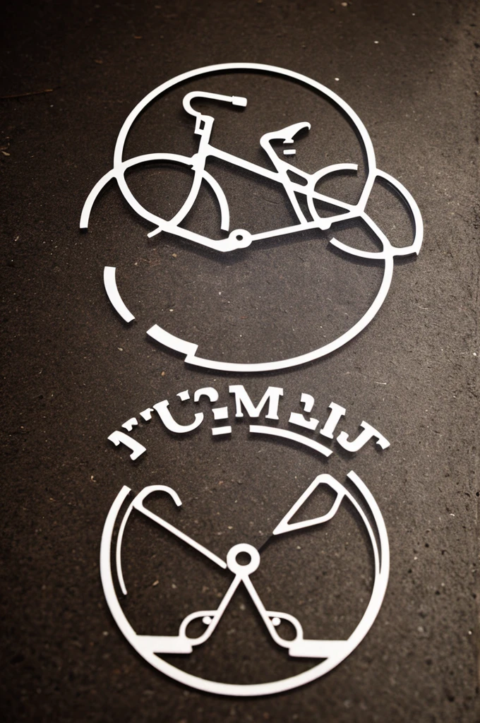Adventurous bicycle logo