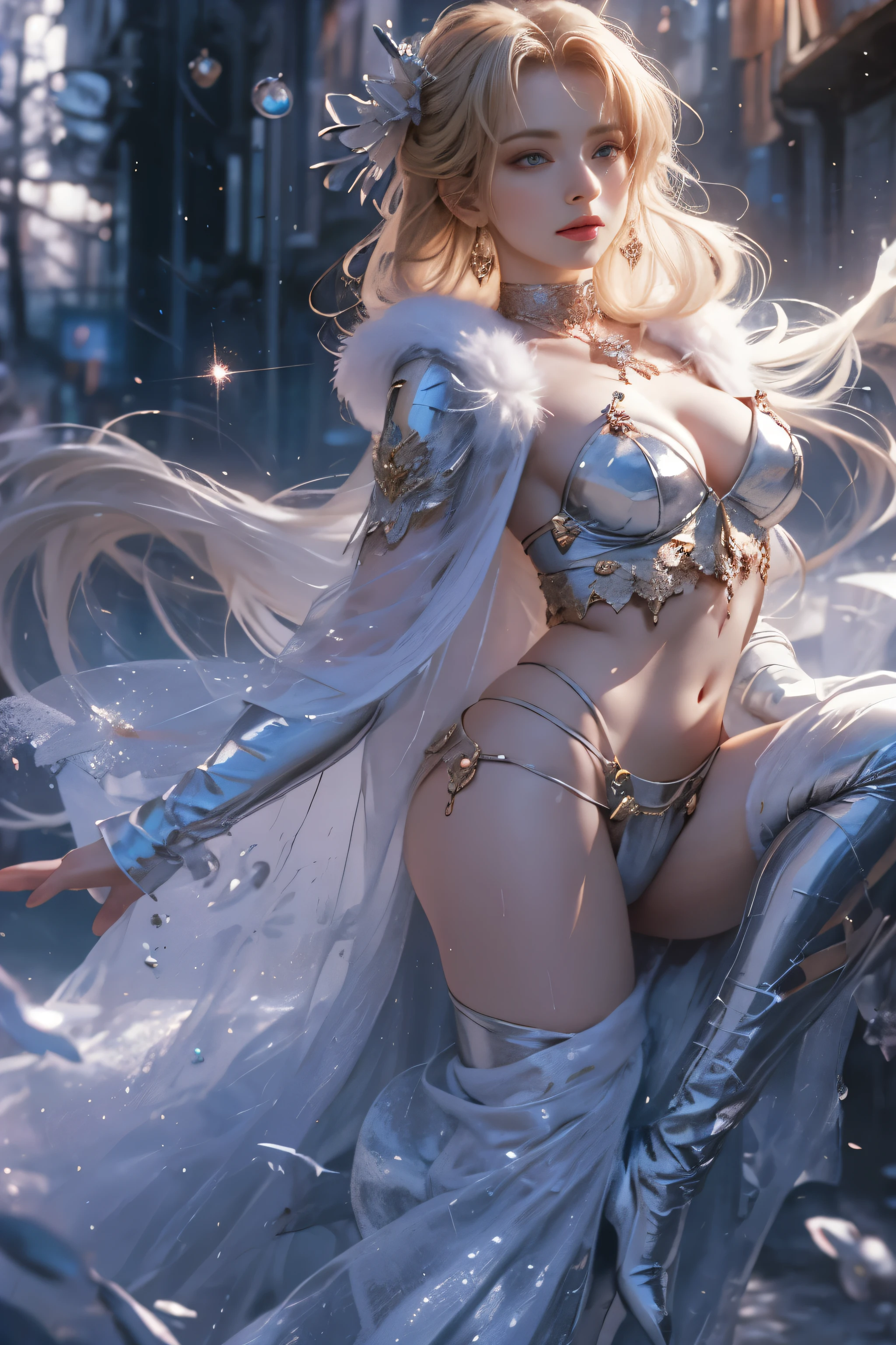 (8k extremely detaileded CG unit wallpaper),(Highest quality),(Best illustrations),(Best Shadow), (detailed: 1.4), 。.。.。.。.。.。.。.3d, んdebtdebt(High Dynamic Range), Light Tracing, NVIDIA, Super Resolution, Scattered beneath the surface, PBR Textures, Post-processing, Anisotropy debtiltering, Depth of written boundary, Maximum sharpness and acutance, Multilayer Texture, Albedo and Specular Maps, Surface Shading, Accurate simulation of light-matter interactions, Perfect balance, Octane Rendering, Two-tone lighting, wide aperture , Low ISO,White balance,Rule of Thirds,8K RAW,intricate-detailed, Delicate pattern, Deep Shadow, masterpiece, real, Roughness, Surreal, Photographed with Canon EOS R5, 50mm lens, debt/2.8, Sharp debtocus, Smoothing, Roughness, Real Life, Photorealistic, Cinematography, 8K Ultra HD,In the flower field,Blue debtlower Girl,1 Girl,solo,Europe,Beautiful Bride,Light Smile,Highly detaileded blonde hair,Mature Woman,Sky Blue Gossamer Veil,Sky blue light cloak,Sky blue gossamer coat,Sky blue thin skirt,Sky blue lace underwear,Sky Blue Lace,Sky Blue Gossamer Gloves,choker,Earrings,gem,Small items,Headdress,Hand decoration,Leg decoration,High heels,Huge breasts,Large Breasts,Big Breasts,Burst chest,Big Breasts,Ample breasts,Expose your breasts,Exposed breasts,Tight waist,Naked butt,Big butt,Bare Belly,Belly button,Wet,Wet body,Sweaty body,Shiny skin,