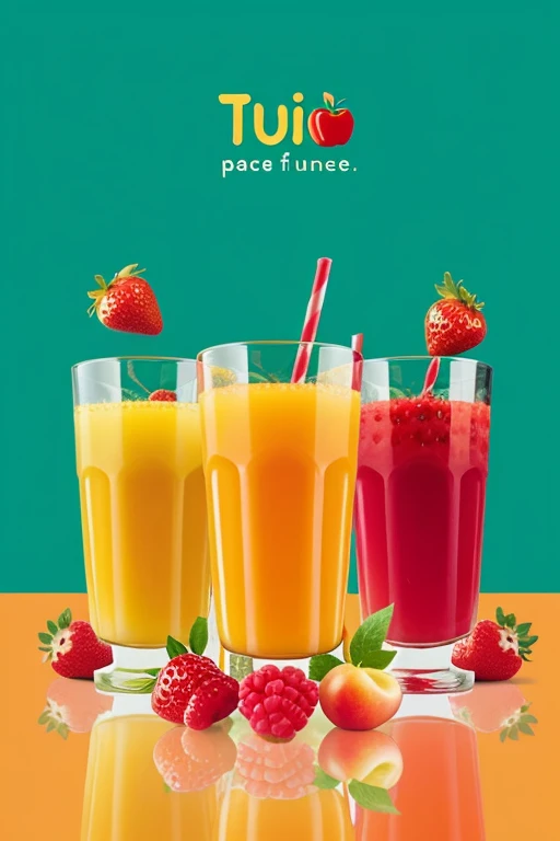 Create a 3D logo for a fruit juice startup named "Frutix". The design should be dynamic and eye-catching, featuring a bold and modern font for the "Frutix" name. Incorporate vibrant and realistic fruit elements, such as detailed renderings of various fruits (e.g., oranges, apples, berries) to emphasize freshness and variety. Use a vivid and natural color palette to bring the fruits to life. The overall look should be lively and appealing, conveying the energy and health benefits of the brand's fruit juices.