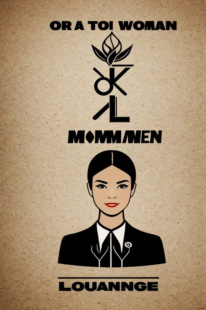 Create a logo for a woman