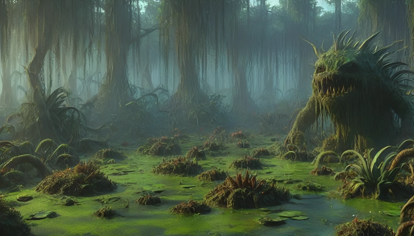 swamp monster,  