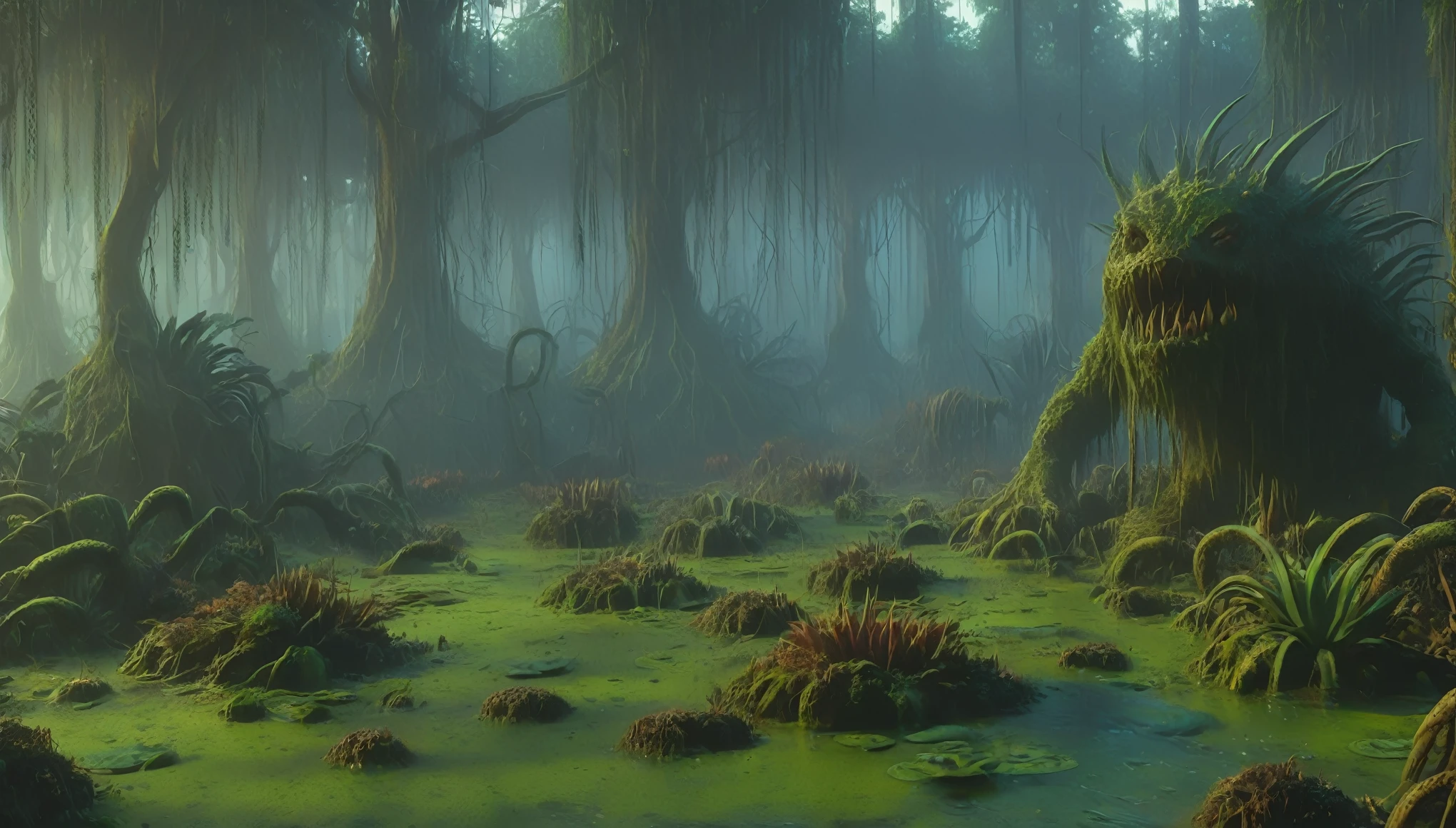 swamp monster,