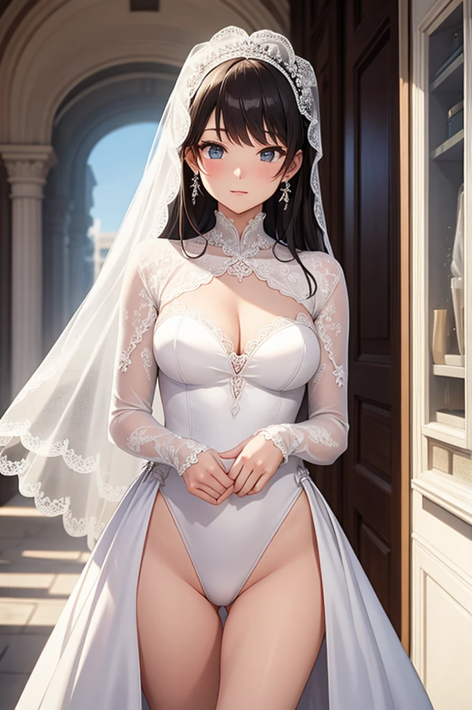 leotard wedding dress