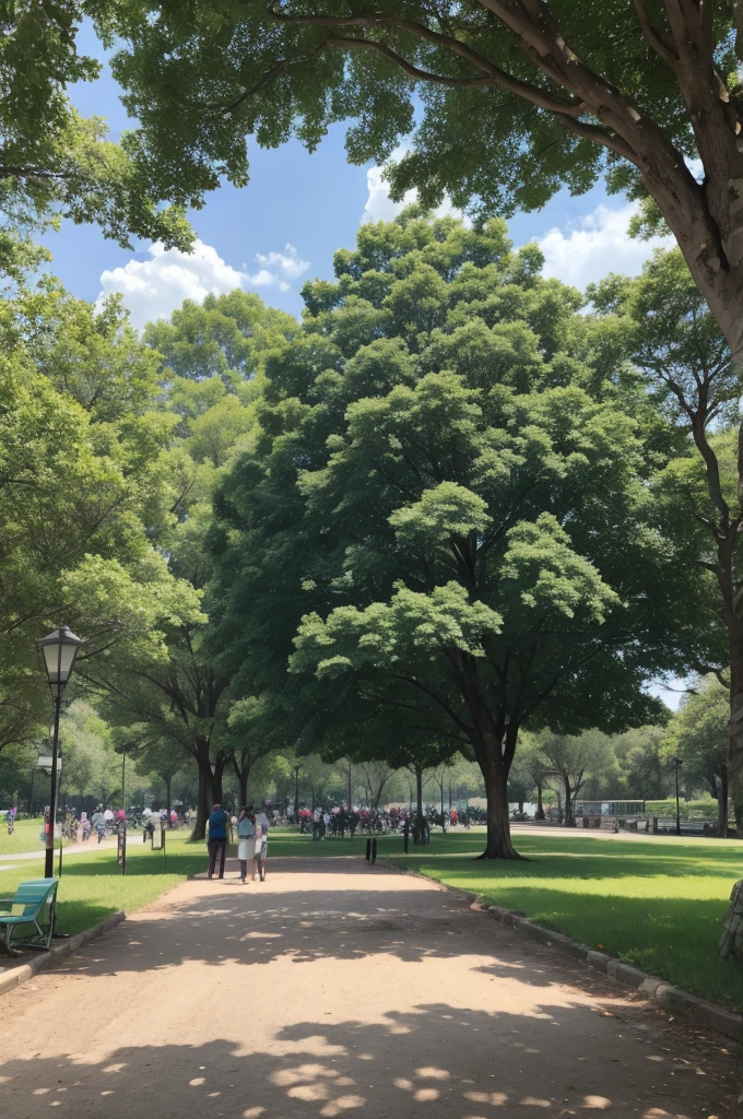 Environment day in the park