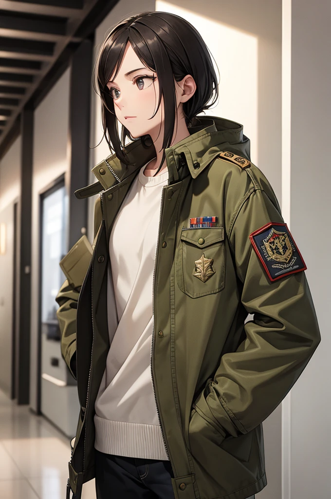 ????? military jacket