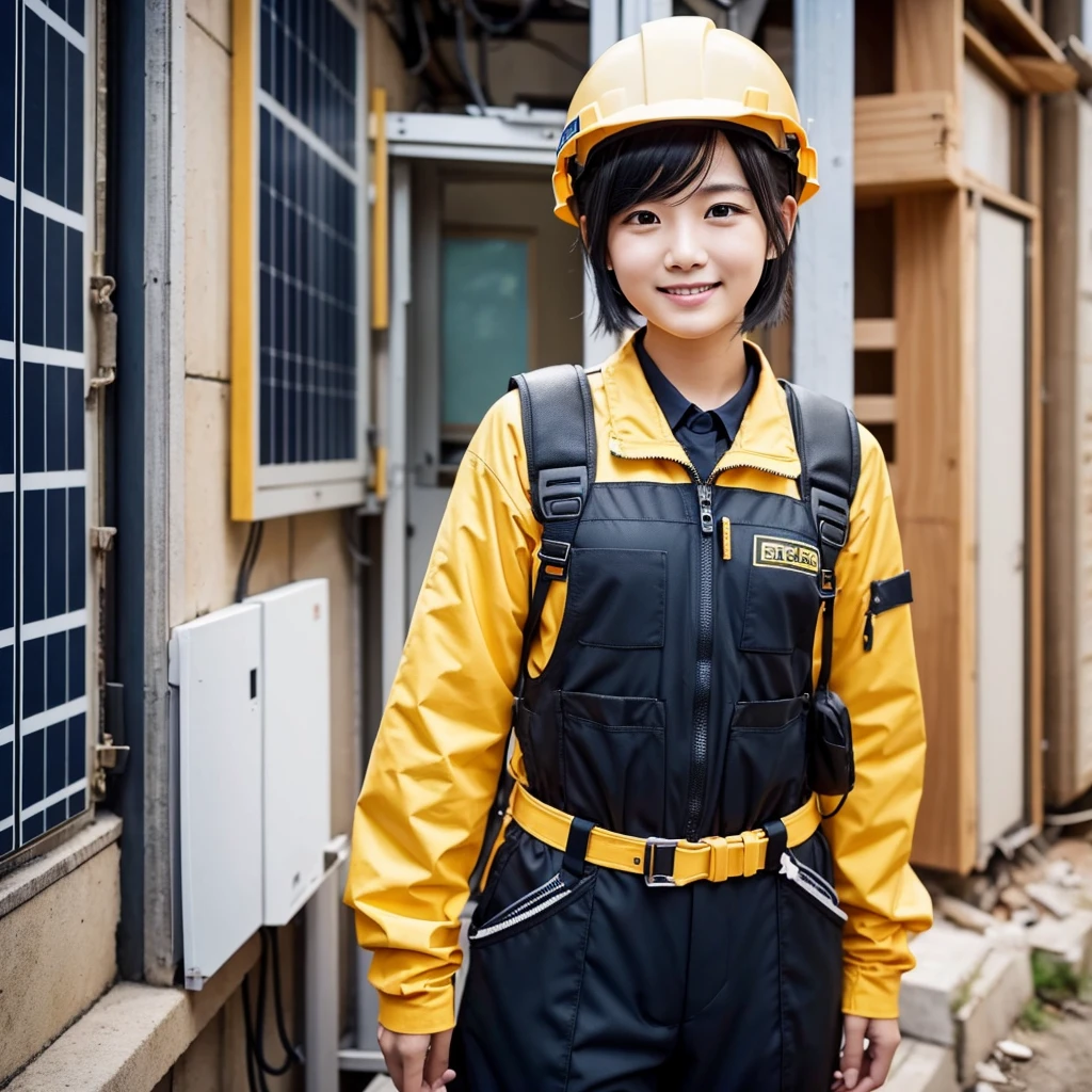 - **name**: Naomi Sakura（Sakura Naomi）
- **age**: 28 years old - **Profession**: Electrical worker - **Appearance**: with short cut black hair、With a bright and cheerful expression、Wearing work clothes。Always wear a helmet and tool belt。
- **character**: Diligent and serious。Being a team player、I have strong opinions。Curious about new technologies。
- **background**: I&#39;ve been interested in machines since I was a .、After graduating from technical high school、I chose to become an electrician。Now、I work for a local electrical contractor.、They repair and install electrical equipment for homes and businesses.。
- **skill**: Electrical wiring、Installation and repair of switchboards、Installation of solar power generation system、Knowledge of electrical safety standards。
- **hobby**: DIY、Electronic work、Motorcycle touring。
- **Special Notes**: Active in a workplace with few women、Have a friendly attitude towards providing guidance to juniors and apprentices。