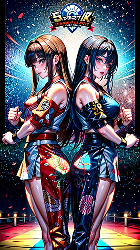 (Half Japanese and half British)), ((Adult face)), ((Open Finger Gloves, Five Fingers)), (((Women's Mixed Martial Arts, Martial Arts))), ((Enchanting