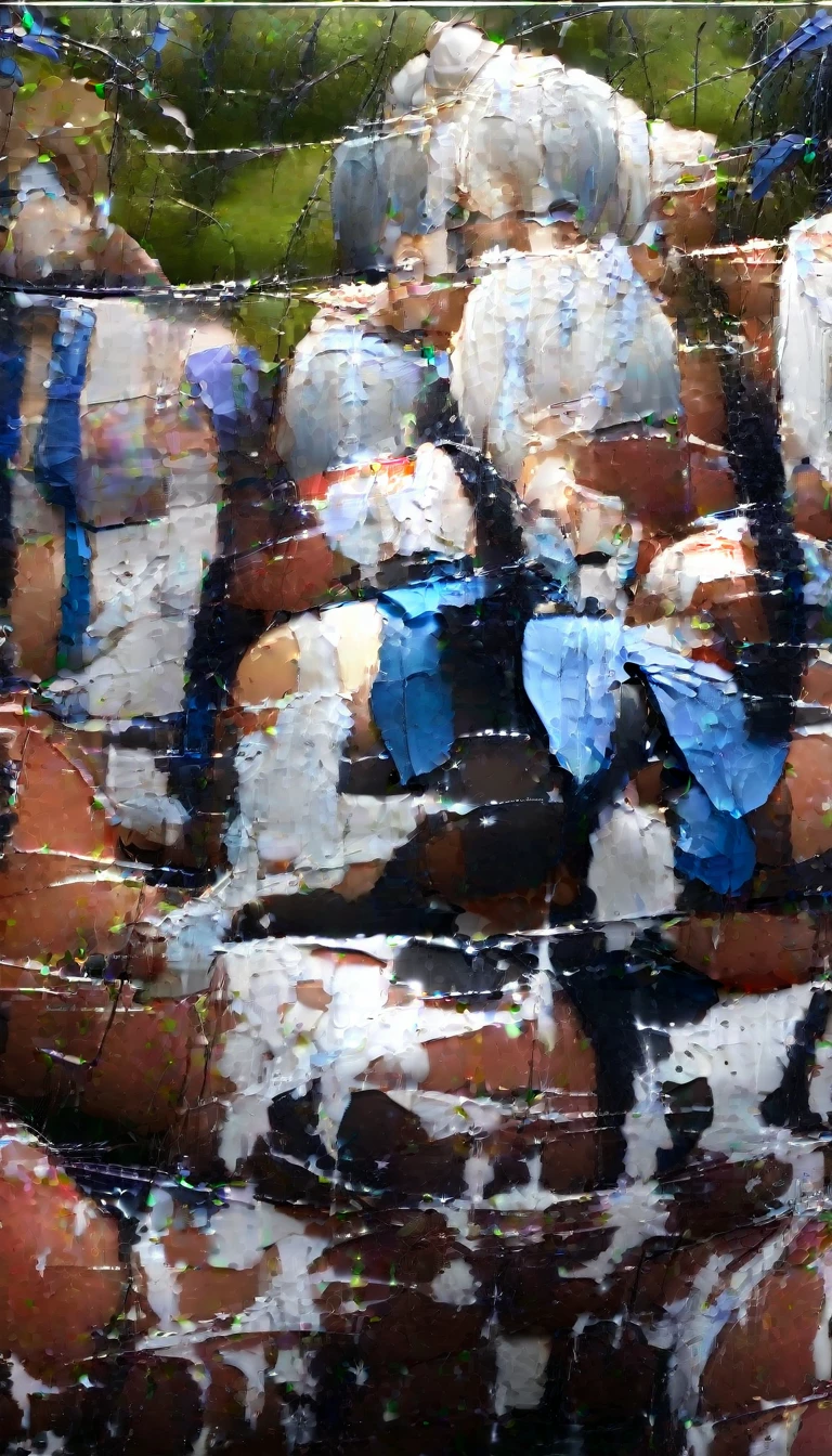 Cinema Lighting、Highest quality、In the thickets of the park、Photo taken from outside、girl、Surrounded by men with their penises out、、Bukkake、A lot of white fluid coming out of my penis、girlの口の近くにペニス 、Blowjob、(Kitagawa.Marine)high school girl、See-through panties、Spread your legs、Torn 、汗y、Huge breasts、Expand the vagina yourself、Hands near the crotch、