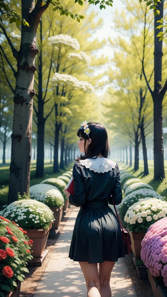 Good flowers read thousands of trees,Looking back, I was very happy