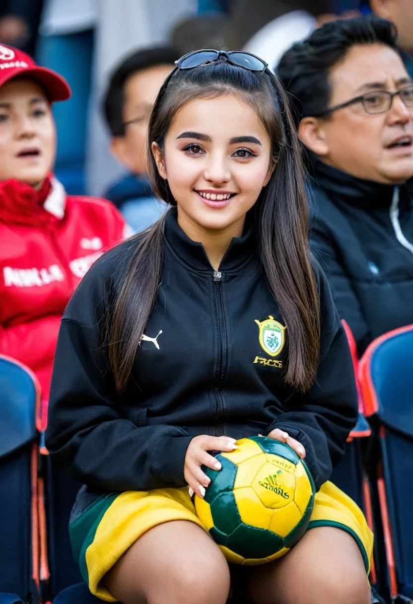 arafed girl at a game