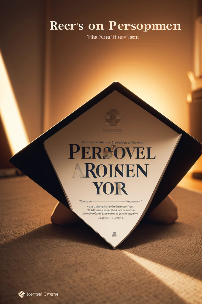 Create an image for the cover of a personal self-development book