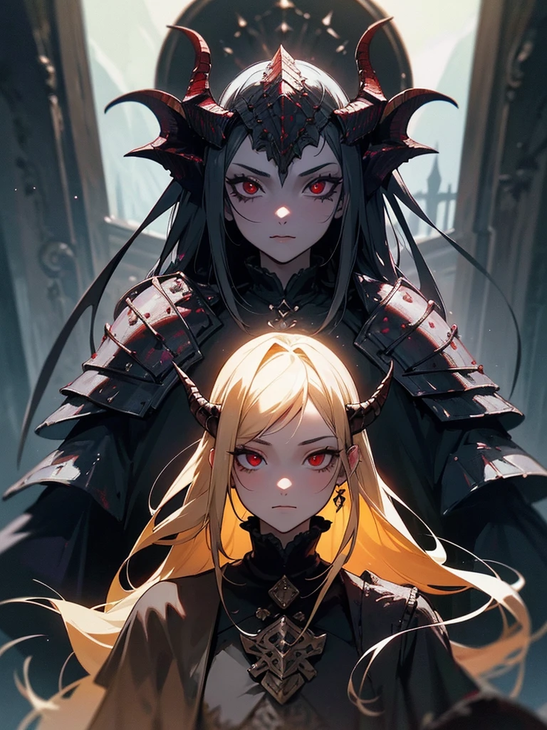 Script: AI-Generated Art - Gothic Dark Souls-Inspired Woman with Dragon Features

**Objective:**
Create an AI-generated image of a woman with specific features and attire, inspired by the Gothic style of the Dark Souls series.

**Character Description:**
- **Gender:** Female
- **Hair:** Long blonde hair, tied back
- **Eyes:** Red
- **Dragon Features:** Subtle scales on the skin, possibly small horns or elongated pupils
- **Attire:** Medieval armor
- **Style:** Gothic, similar to Dark Souls aesthetics

**Steps:**

1. **Gather Reference Images:**
   - Collect images of medieval armor, especially those in the Dark Souls series.
   - Find examples of characters with blonde hair tied back.
   - Look for images of red eyes and dragon-like features, such as scales and horns.
   - Compile Gothic art references to understand the desired aesthetic.

2. **Character Design:**
   - **Hair:** Design the long blonde hair tied back. Ensure the hair looks natural and flows realistically, even while tied.
   - **Eyes:** Create piercing red eyes that stand out. Consider a subtle glow effect to add to the mystical appearance.
   - **Dragon Features:** Add subtle dragon scales on parts of her skin, such as the temples or neck. Small, delicate horns can protrude from her forehead, blending seamlessly with her hairline.
   - **Armor:** Design the medieval armor with intricate Gothic patterns and dark tones. The armor should look worn and battle-scarred, fitting the Dark Souls theme.
   - **Overall Style:** Use dark, muted colors for the overall design, with high contrasts to emphasize the Gothic style. Incorporate elements like dark shadows and dim lighting to enhance the Dark Souls feel.

*Output:**
A high-quality, Gothic Dark Souls-inspired image of a woman with blonde hair tied back, red eyes, subtle dragon features, and medieval armor.
