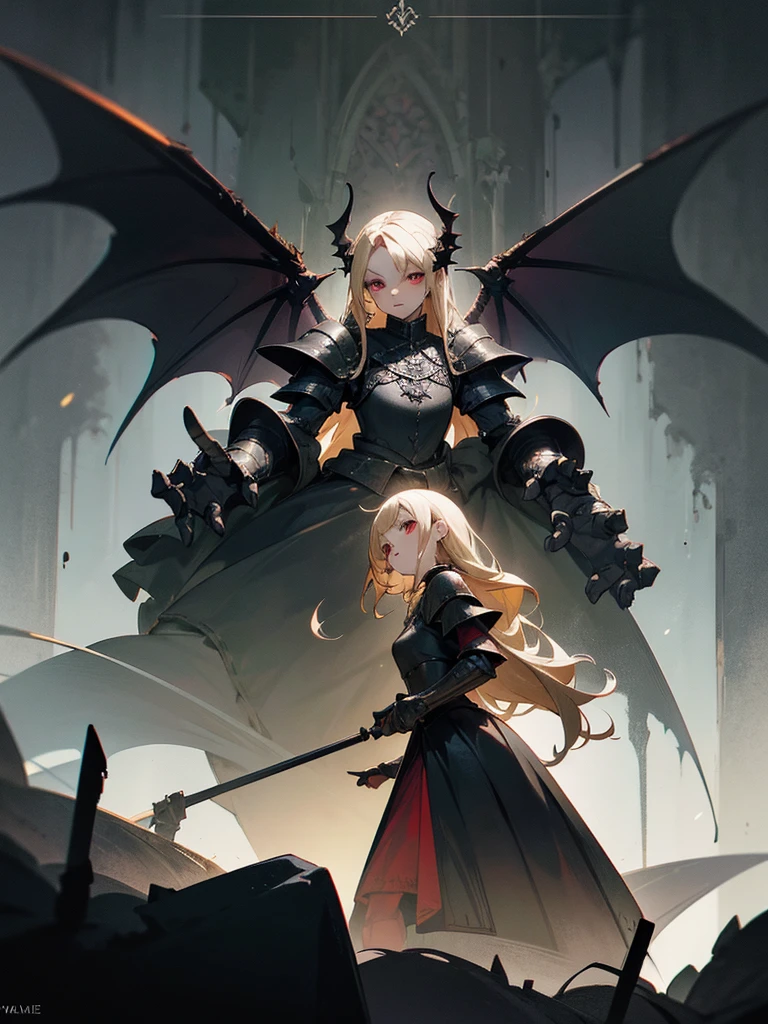 # Script: AI-Generated Art - Gothic Dark Souls-Inspired Woman with Dragon Eyes and Wings
**Objective:**
Create an AI-generated image of a woman with specific features and attire, inspired by the Gothic style of the Dark Souls series.
**Character Description:**
- **Gender:** Female
- **Hair:** Long blonde hair, tied back
- **Eyes:** Red, dragon-like
- **Dragon Features:** Small wings
- **Attire:** Medieval armor
- **Style:** Gothic, similar to Dark Souls aesthetics
**Steps:**
1. **Gather Reference Images:**
- Collect images of medieval armor from the Dark Souls series.
- Find examples of blonde hair tied back.
- Look for images of red, dragon-like eyes and small dragon wings.
- Compile Gothic art references to understand the desired aesthetic.
2. **Character Design:**
- **Hair:** Design the long blonde hair tied back, ensuring it looks natural and flows realistically.
- **Eyes:** Create piercing red eyes with elongated pupils to give a dragon-like appearance.
- **Dragon Features:** Add small, subtle dragon wings that look natural on her back.
- **Armor:** Design medieval armor with intricate Gothic patterns and dark tones, appearing worn and battle-scarred.
- **Overall Style:** Use dark, muted colors with high contrasts to emphasize the Gothic style. Incorporate dark shadows and dim lighting.
3. **Pose and Composition:**
- Position the character in a dramatic pose, possibly standing or in mid-battle stance.
- Choose a dark, eerie background that complements the Gothic theme, like a ruined castle or a foggy forest.
- Use lighting to create a moody, atmospheric effect, casting shadows that highlight the character’s features and armor.
4. **AI Tools and Techniques:**
- Use AI art generation tools like DALL-E, MidJourney, or Stable Diffusion.
- Input the character description and upload reference images if the tool allows.
- Specify style preferences, focusing on Gothic and Dark Souls influences.
- Fine-tune the gene