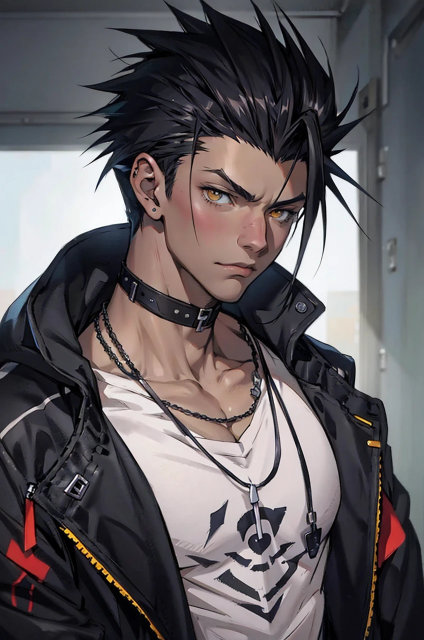Anime - style image of a boy 14 years old white sparky hair , Arte no estilo de Guweiz, estilo realismo anime, arte de anime realista, homem bonito anime, Retrato anime de um homem bonito, estilo de arte realista, Digital anime illustration, estilo anime masculino, realismo artstyle, retrato estilo anime, retrato impressionante do rosto do anime, realistic anime art style