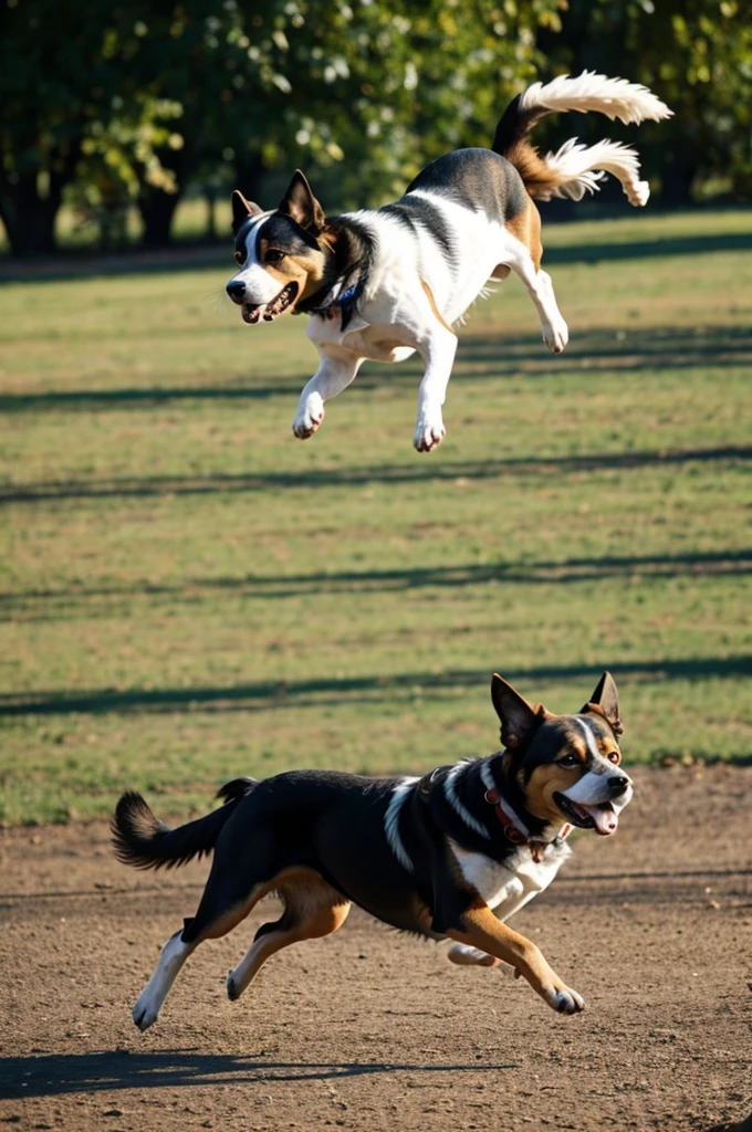 a flying dog