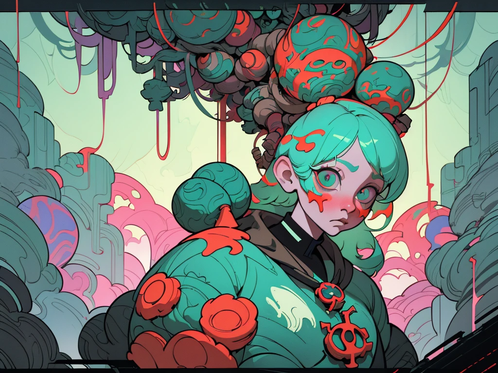 surreal forest constructs, mixed media, a brutalist designed, vivid colours, cryptic, mystical, pop surrealism by james jean, roby dwi antono, ross tran, steven kenny, paul neberra, ashley wood, atmospheric, trending on artstation, 8 k masterpiece